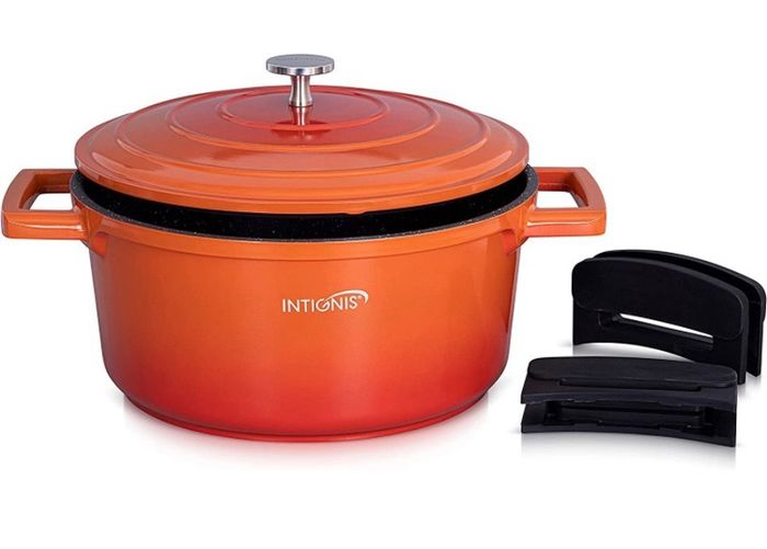 Dishes with lids oven proof ticker than cast iron pot hob to oven casserole dishes large 24CM (FREE POSTAGE)