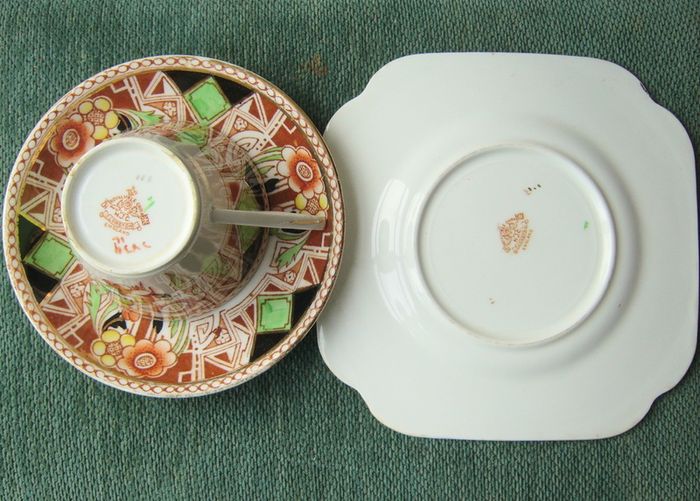 Royal Vale Vintage Teacup, Saucer and Plate