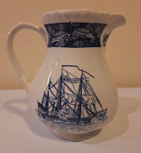 SALE! Small Blue and White WEDGWOOD Friendship Salem Milk / Cream / Water Jug