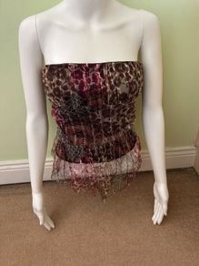 Strapless top