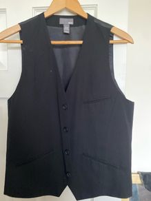 Mens Next black waist coat - medium 40R