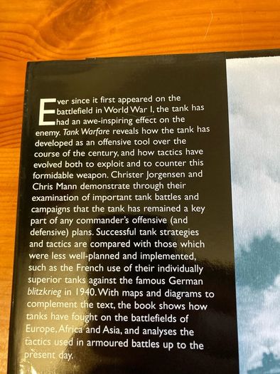 Military book: 'Tank Warfare'