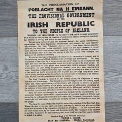 Irish Republic Proclamation Print Poster