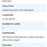 free double tier glass Pendant light -needs some repair Image 6