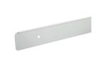 Worktop Edging End Cap Brushed Silver 630x40mm