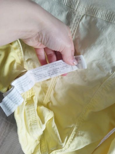 Stradivarius ombre yellow jacket size 6/8 worn once