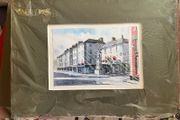 Quay Street, New Ross, Co. Wexford - Mounted art print