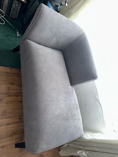 Grey chaise lounge