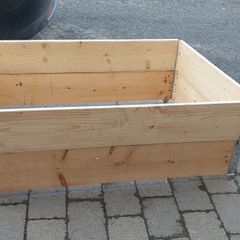 Raised bed planter pallet collars