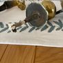 Solid Brass door knocker and button handle Image 9