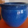2 Large Chinese Vintage Cobalt Blue and White Jardiinier Bowl Image 6