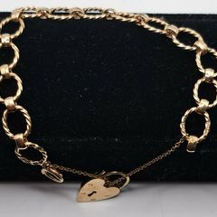 9ct yellow gold bracelet