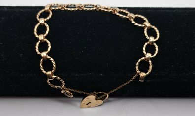9ct yellow gold bracelet