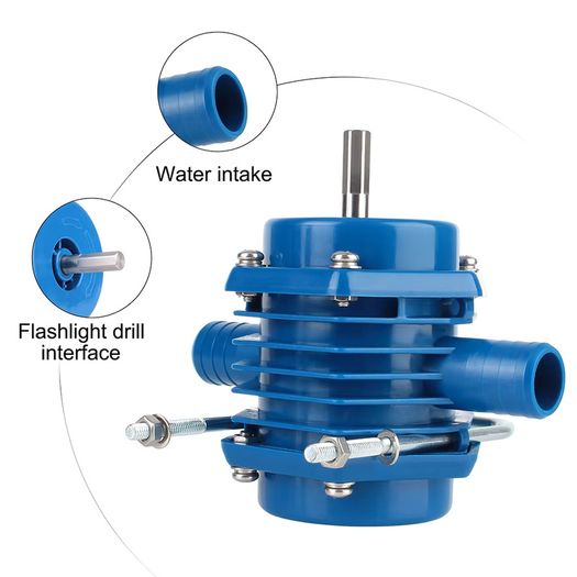 Pump Water Drill Electric Fluid Transfer Hand Tool Home Heavy Duty Quiet Durable