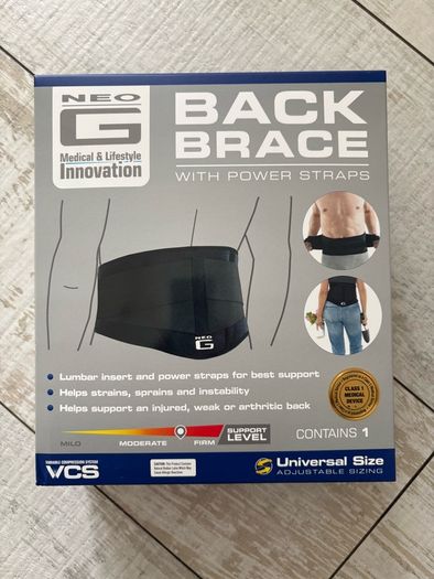 Neo G Back Brace with Power Straps