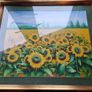 Large and Sunflower Oil Painting by C. R. Benoit Image 10