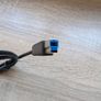 Black SuperSpeed USB 3.0 Cable A to B 3ft 0.9mt Image 2