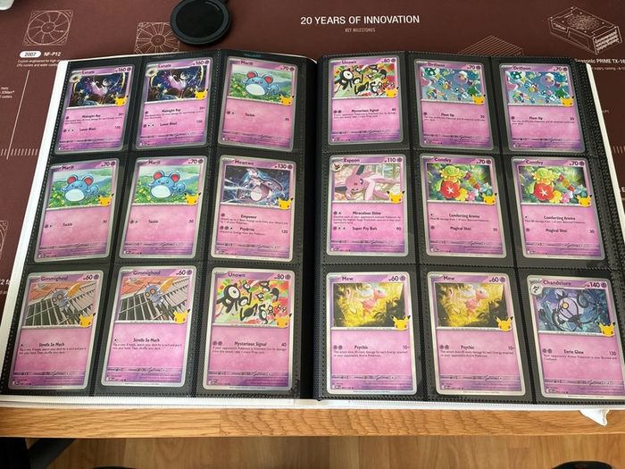 Pokemon 30th Celebrations Binder - Loaded with Cards