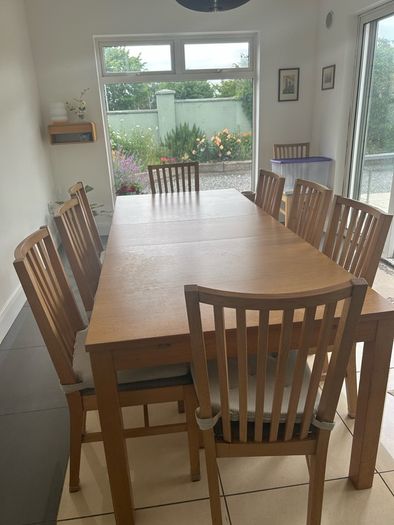 Table and chairs