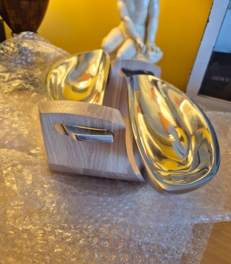 Vintage Dansk Torq Chip & Dip Set - NEW IN BOX, AV