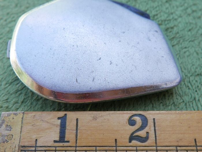 FLAMINAIRE Vintage 1950s Galet Butane Gas Silver Lighter Made in France (top cover is missing)