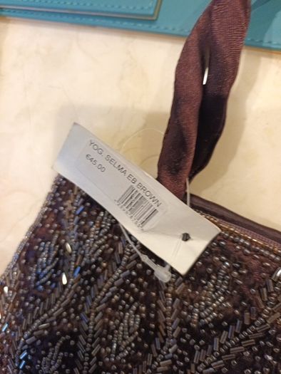Costelloe  & Costelloe  Yog Brown Small Handbag.  B.N.W.T.