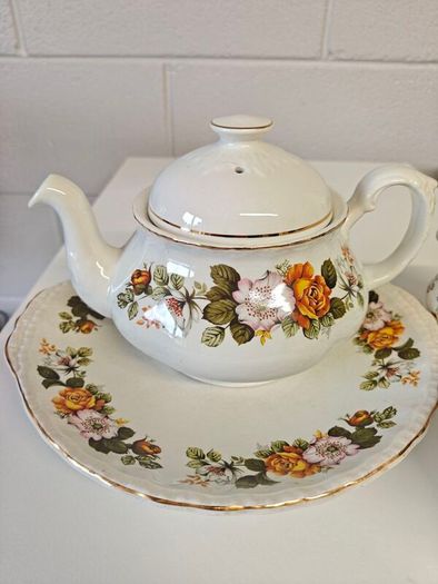 Vintage English Ironstone Tea Set from Royal Brampton