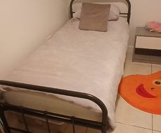 single bed and matress