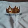 White, Viral Flare Leggings & Hidden Phone Pocket  , size 10 Image 3