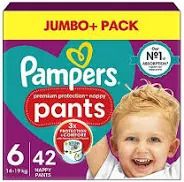 Pampers size 1x5 and 3x6 nappy pants boxes - unopened