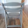 Grey Hauck wooden high chair Image 4