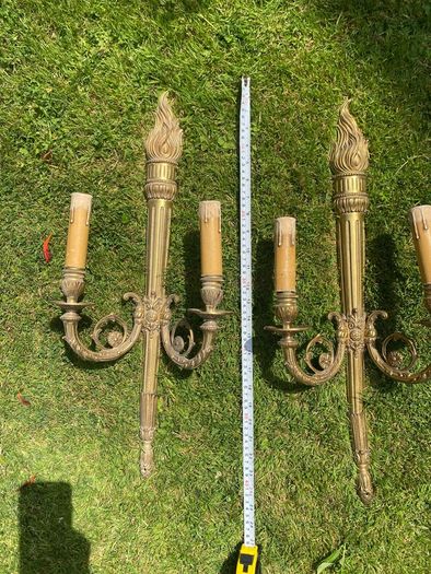 Wall lights Antique Guilt Pair