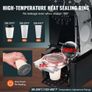 Fully Automatic Cup Sealing Machine, 500-650 Cups/H, Cup Sealer Machine for 190 mm Tall & 90/95 mm Cup, Electric Boba Tea Sealer with Digital Control LCD Panel for Bubble Milk Tea Coffee, Black Image 2