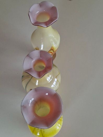 Glassware - Art Vases X 3.