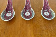 Vintage Chinese Soup Spoons