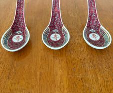 Vintage Chinese Soup Spoons