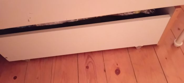 3 x Under bed storage drawers with wheels