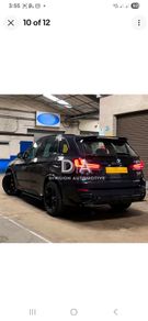 bmw x5 f15 rear spoiler and door mirror covers m performance  m sport