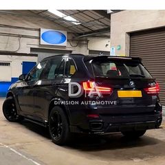 bmw x5 f15 rear spoiler and door mirror covers m performance  m sport