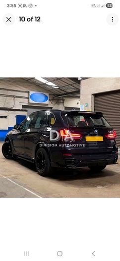 bmw x5 f15 rear spoiler and door mirror covers m performance  m sport