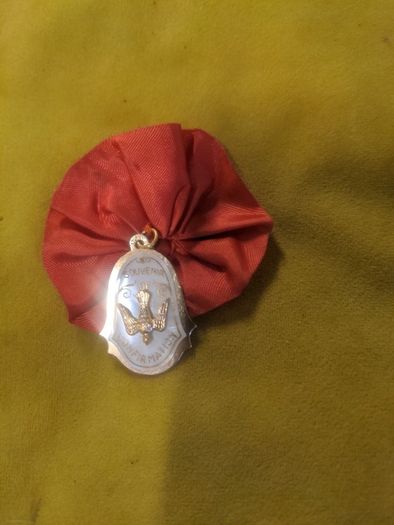 vINTAGE Confirmation Medal and Rosette