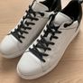 Bugatti White Leather Trainers Image 3