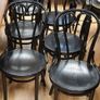 Set of 6 Vintage Bentwood Dining Chairs Image 2