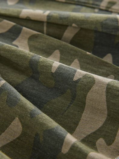Stunning Brand New with tags Next UK14 Tall range Camo Printed 100% Cotton Pleated Denim Mini Skirt