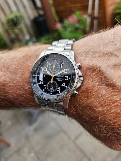 Watch Seiko Chronograph.