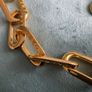 Louis Vuitton chain shoulder strap Golden Image 5