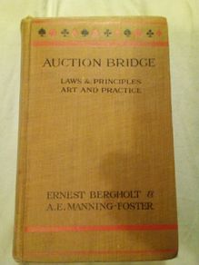 Book Auction Bridge Laws&Principles Art and Practice