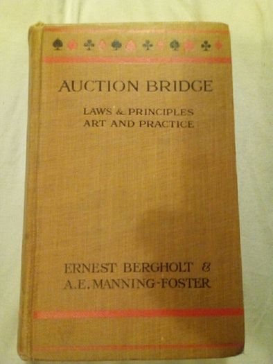 Book Auction Bridge Laws&Principles Art and Practice