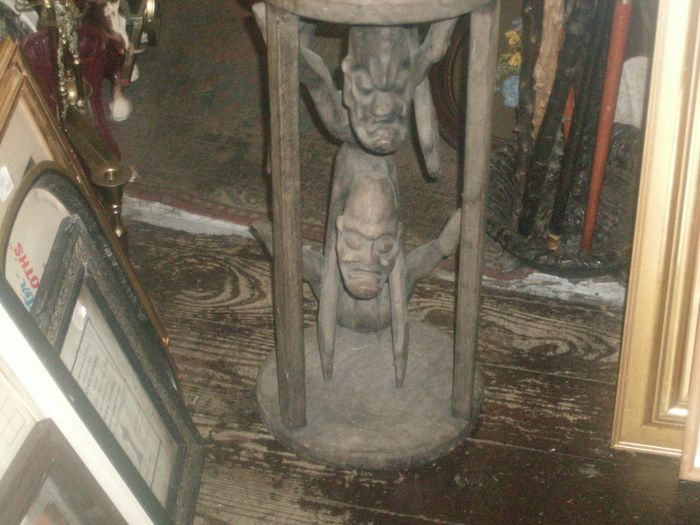 antique african stool
