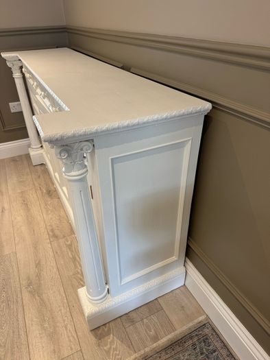 Solid Wood Antique Dresser/ Cabinet/ Bookshelves in Farrow and Ball